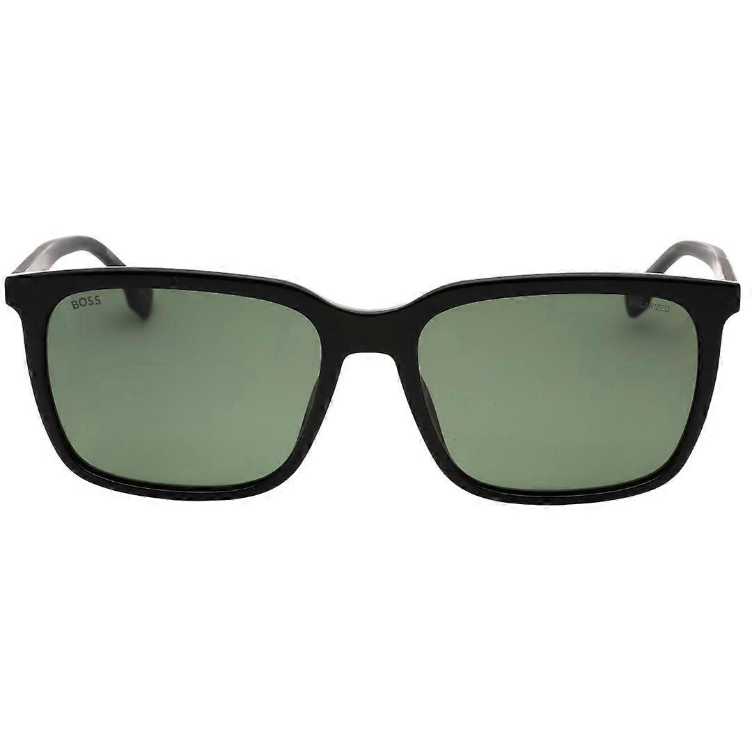 Hugo Boss Green Polarized Lens Black Sunglasses