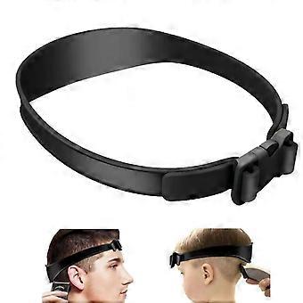Hair Cutting Stencil, Hair Cutting Yourself, Silicone Haircut Band, Hair Cutting Aid, Easy Neckline Shaving Stencil for Home Haircuts-Good