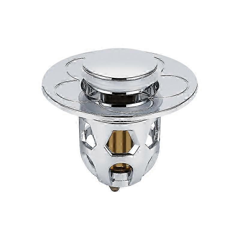 Universelle avløpsplugger i rustfritt stål, integrert avløpsfilter, baderom