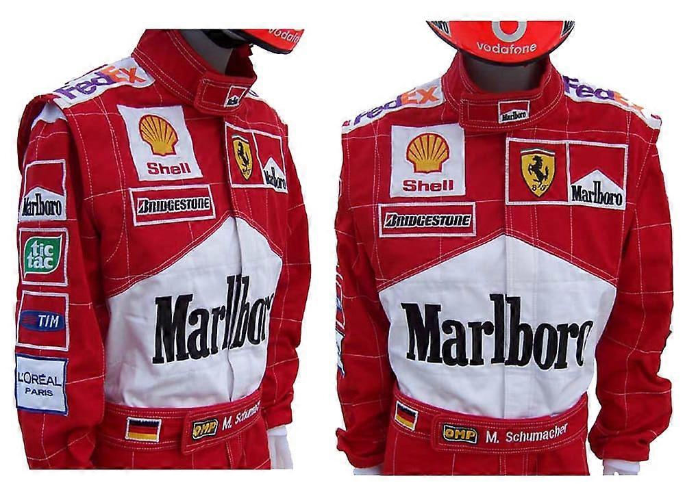 Kart Racing Embroidery Suit-384