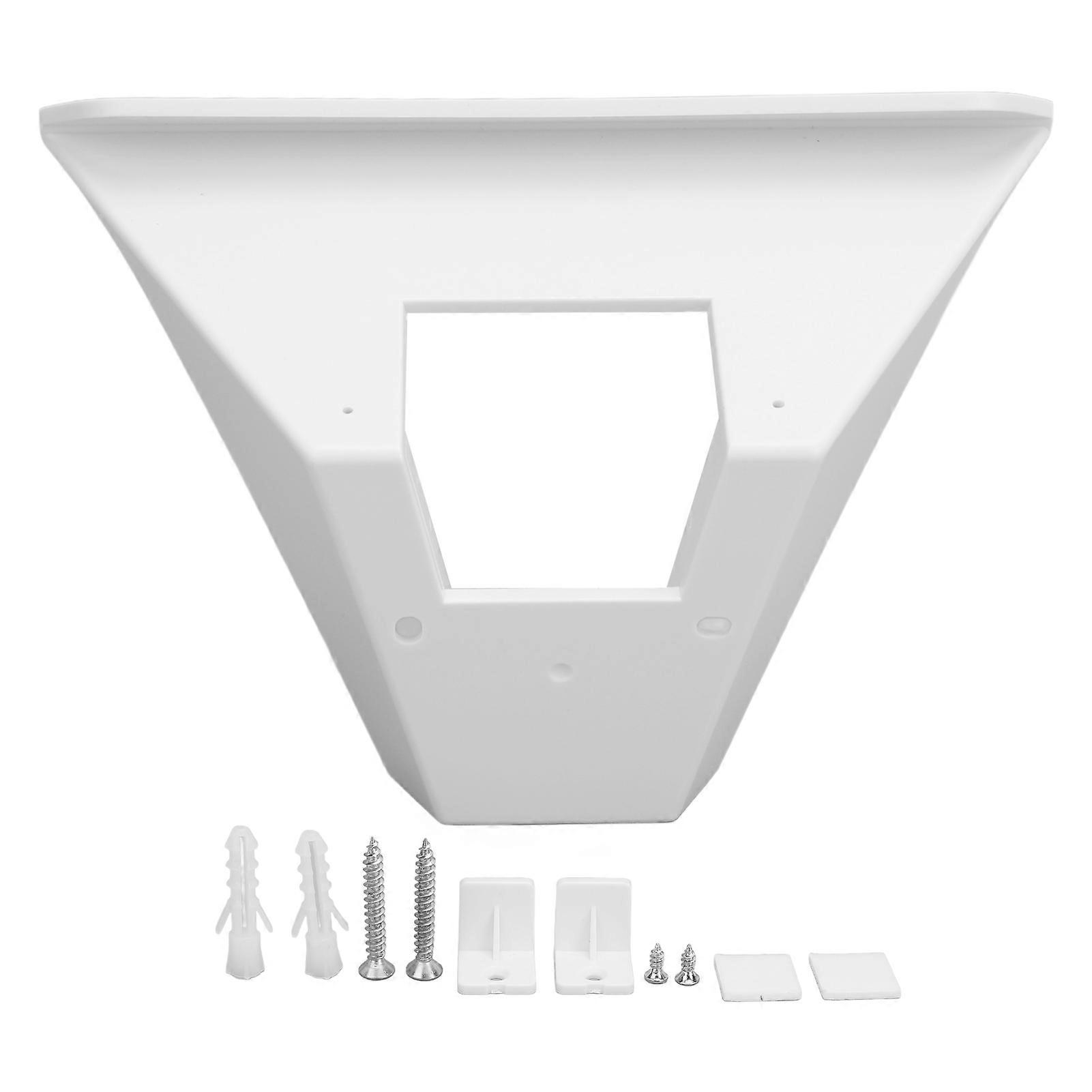 Wall Mount Bracket Single Layer Stable Structure Lightweight ABS Storage Shelf Stand for Mesh Router V2