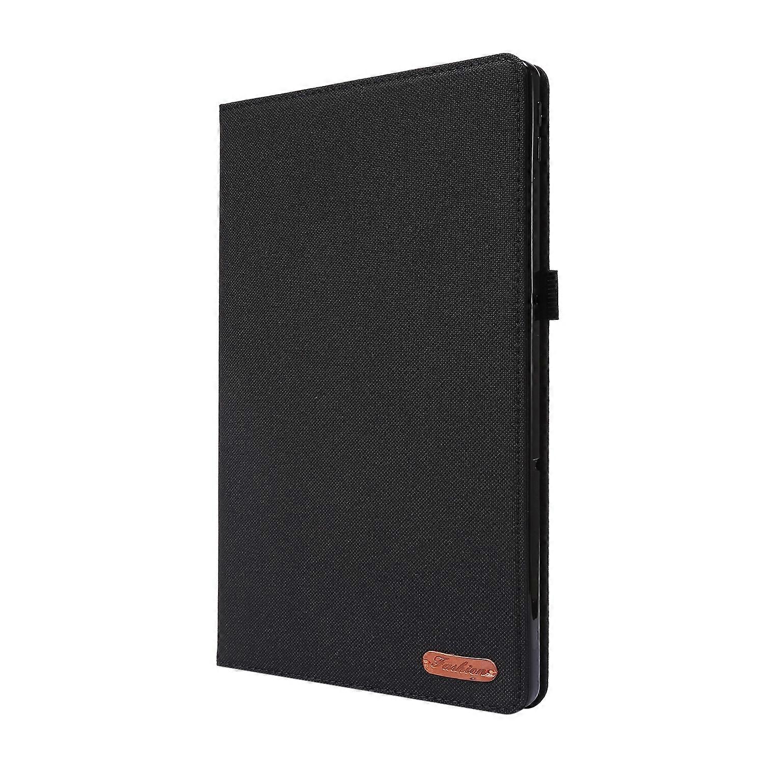 For Lenovo Tab P11 Horizontal Flip TPU + Fabric PU Leather Protective Case with Name Card Clip
