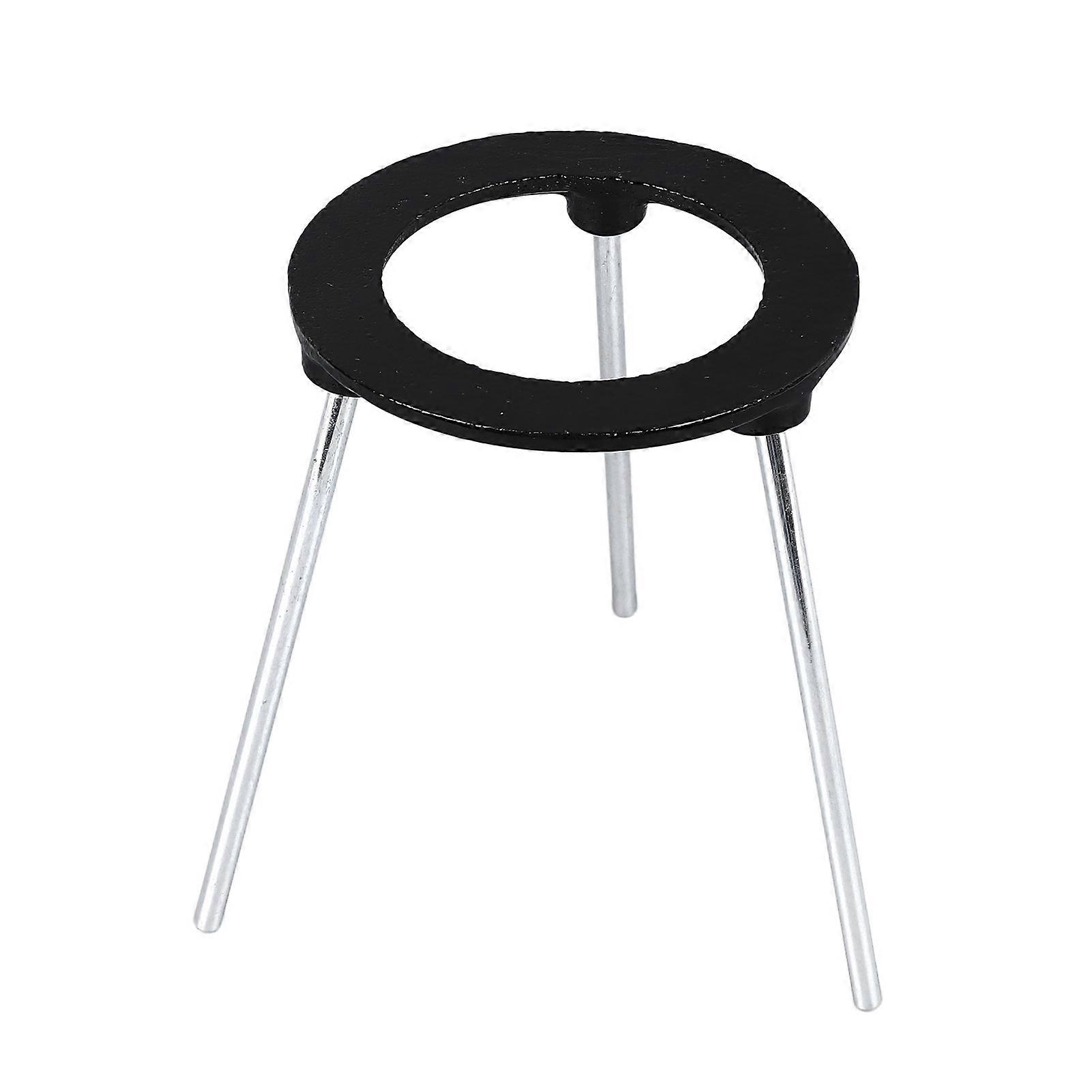 Jadeshay Sturdy Cast Iron Tripod Stand for Bunsen Burners, Laboratory Grade Support Holder for Chemistry Experiments, Easy Assembly & Portable V0LUT