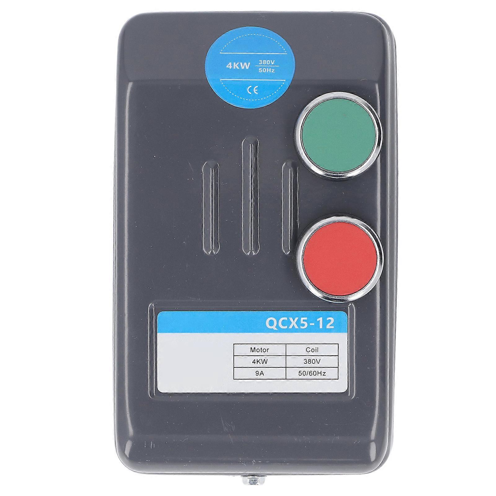 Magnetic Electric Motor Starter 3 Phase Electric Motor Switch For Air Compressors Water Applications 380V 4Kw 6.8-11A