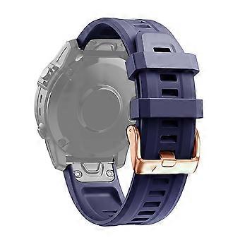 Roségold Schnalle Silikonarmband für Garmin Fenix 6S
