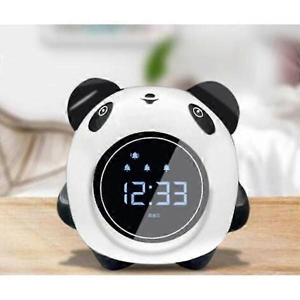 Led Panda Alarm For Children, Digital Alarm Clock For Children's Room With Display