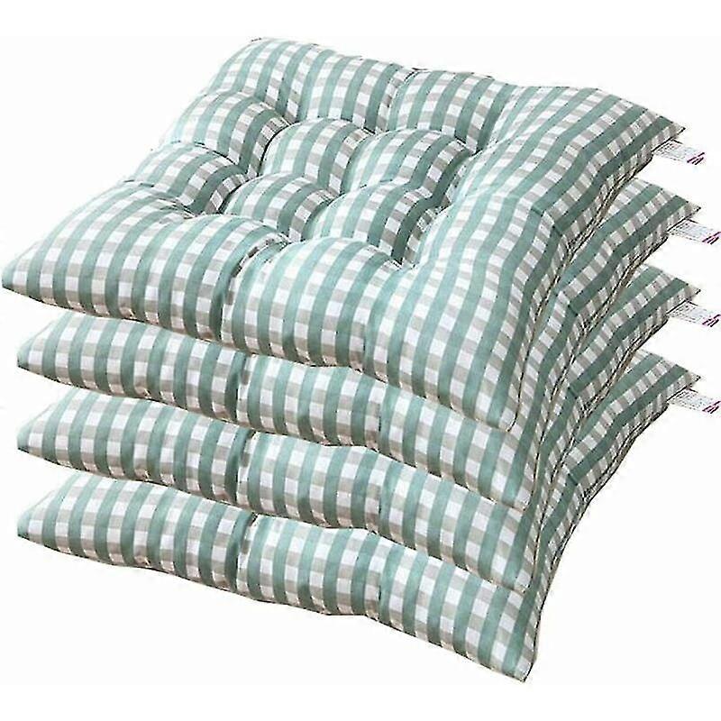 Stolpute 40x40 cm, sett med 4 puter (grønn)