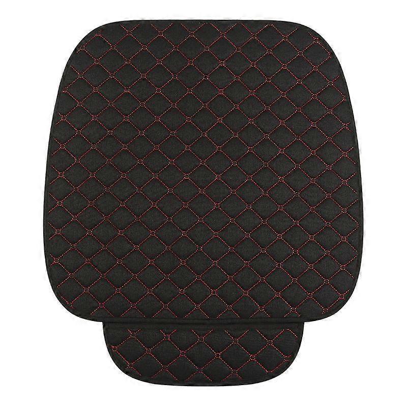 SEAMETAL Flax Car Seat Cover Four Season Front Linen Fabric Cushion Breathable Protector Mat Pad