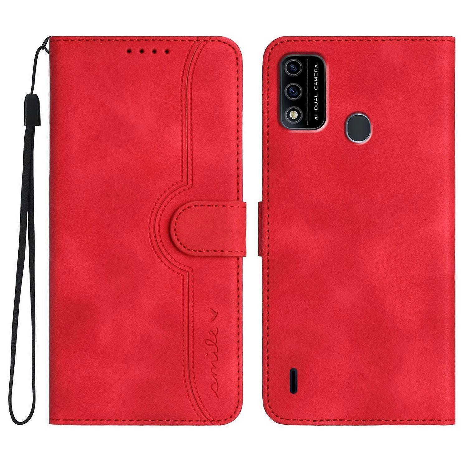 Heart Pattern PU Case For Itel A48