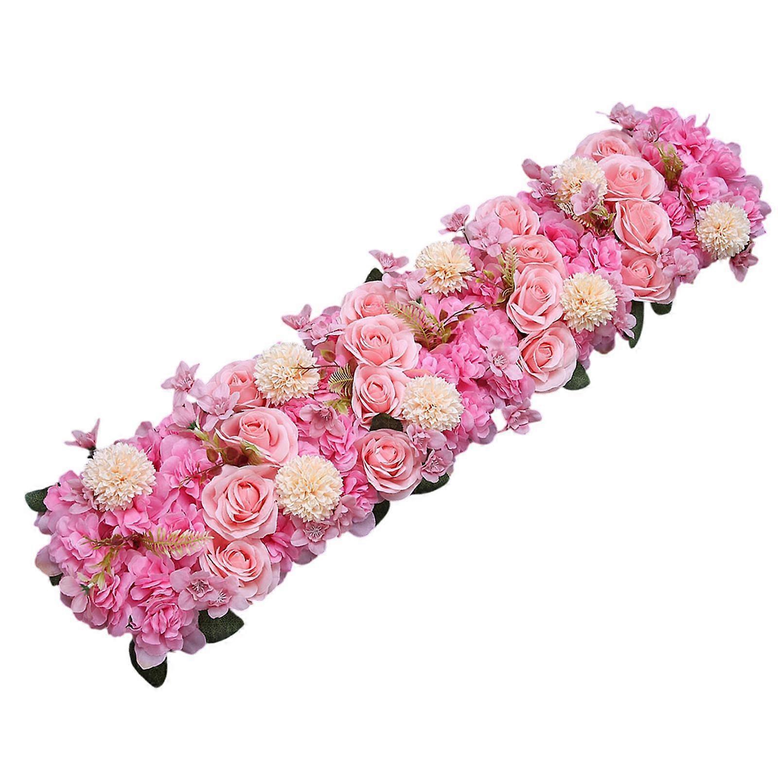 Backdrop Flower Panel, Silk Flower Dining Table Centerpiece Floral Panel
