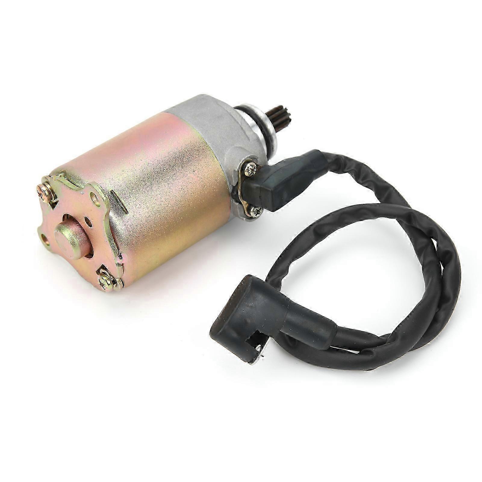 鋼合金および銅線付き 9 歯スターターモーター、 GY6 125cc/150cc ATV、バイク、モペット、スクーター用