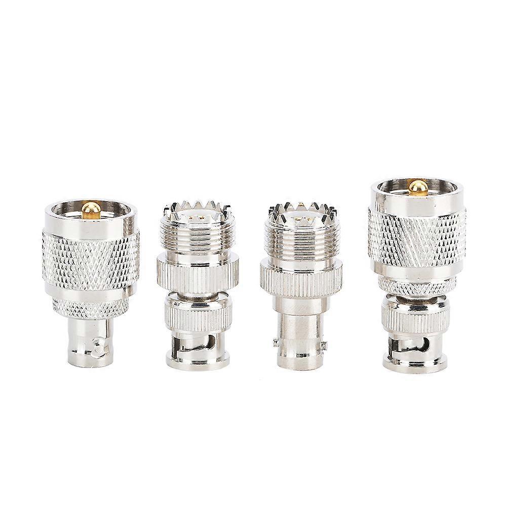 Pcs UHF to BNC Nickel Plated Copper Connector Adapter 50 Ohm for Antenna Radio WiFi Wireless LAN