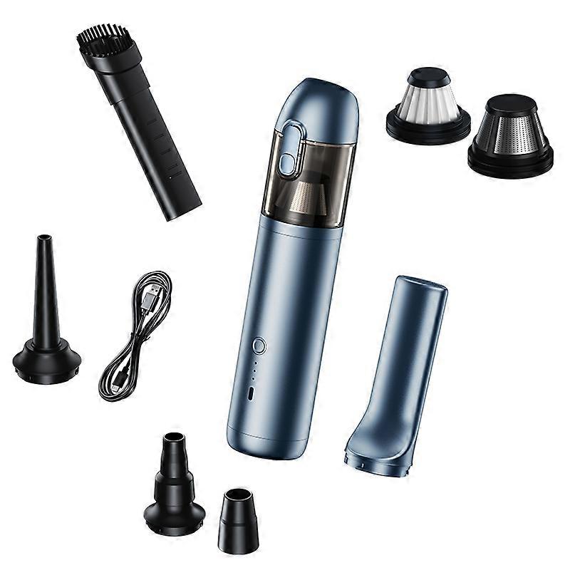 Q208 16000Pa Portable Car Handheld Vacuum Cleaner Cordless Cleaning Tool-Blue