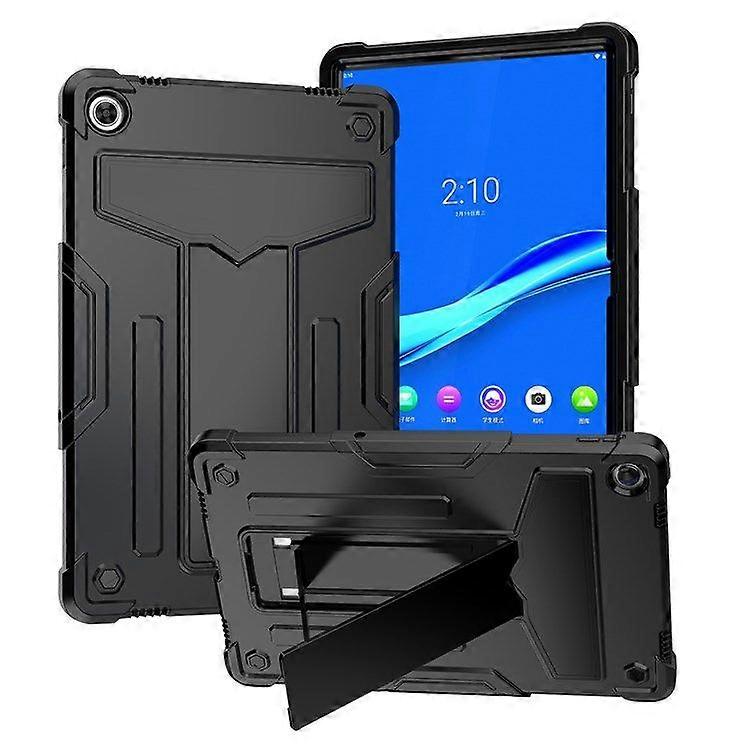 Tri-fold Stand PU Läder + TPU Allround Skydd Tablettfodral För Lenovo Tab M10 Plus (3rd Gen)