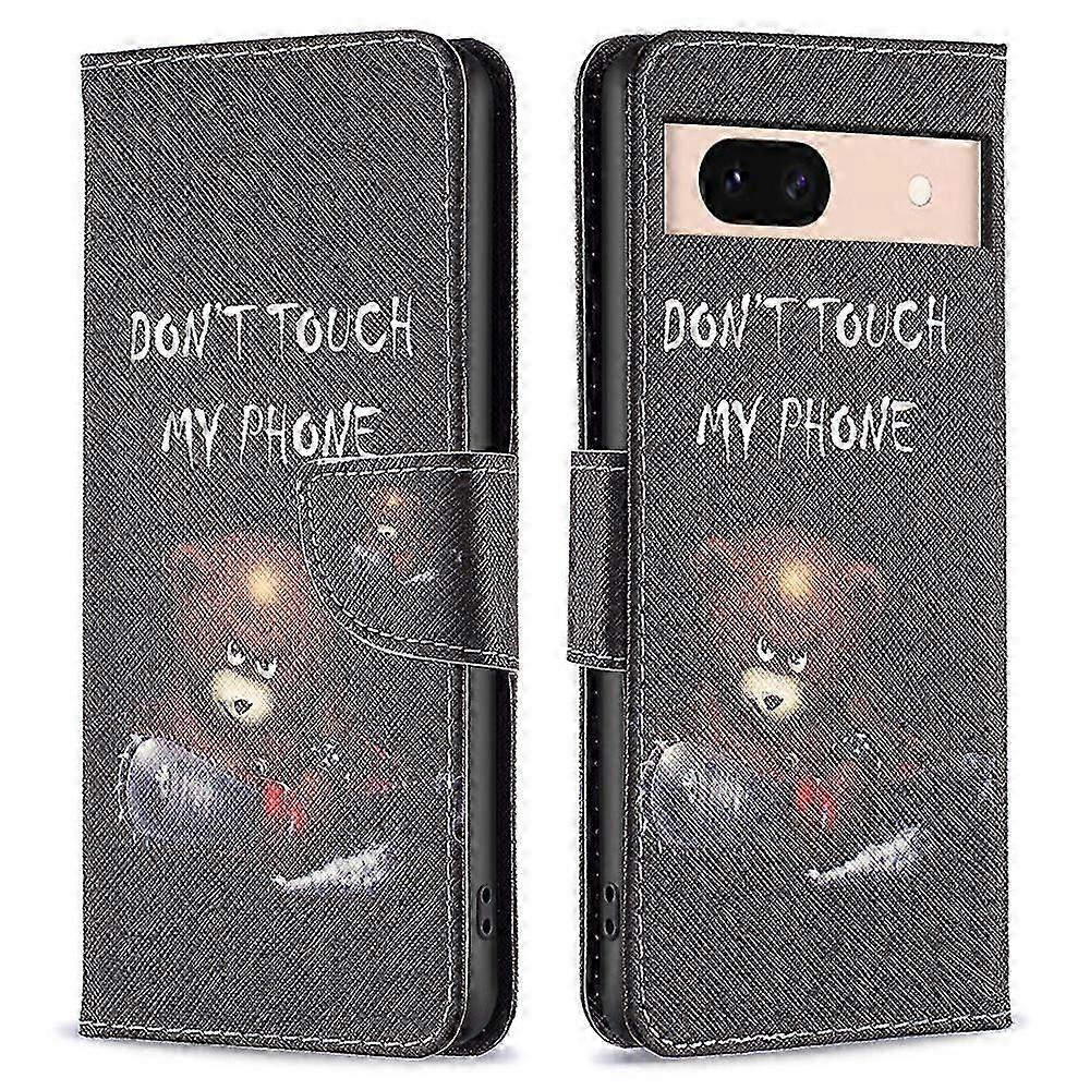 compatible Google Pixel 8a Case Wallet Stand Pattern Phone Cover_Gift for G