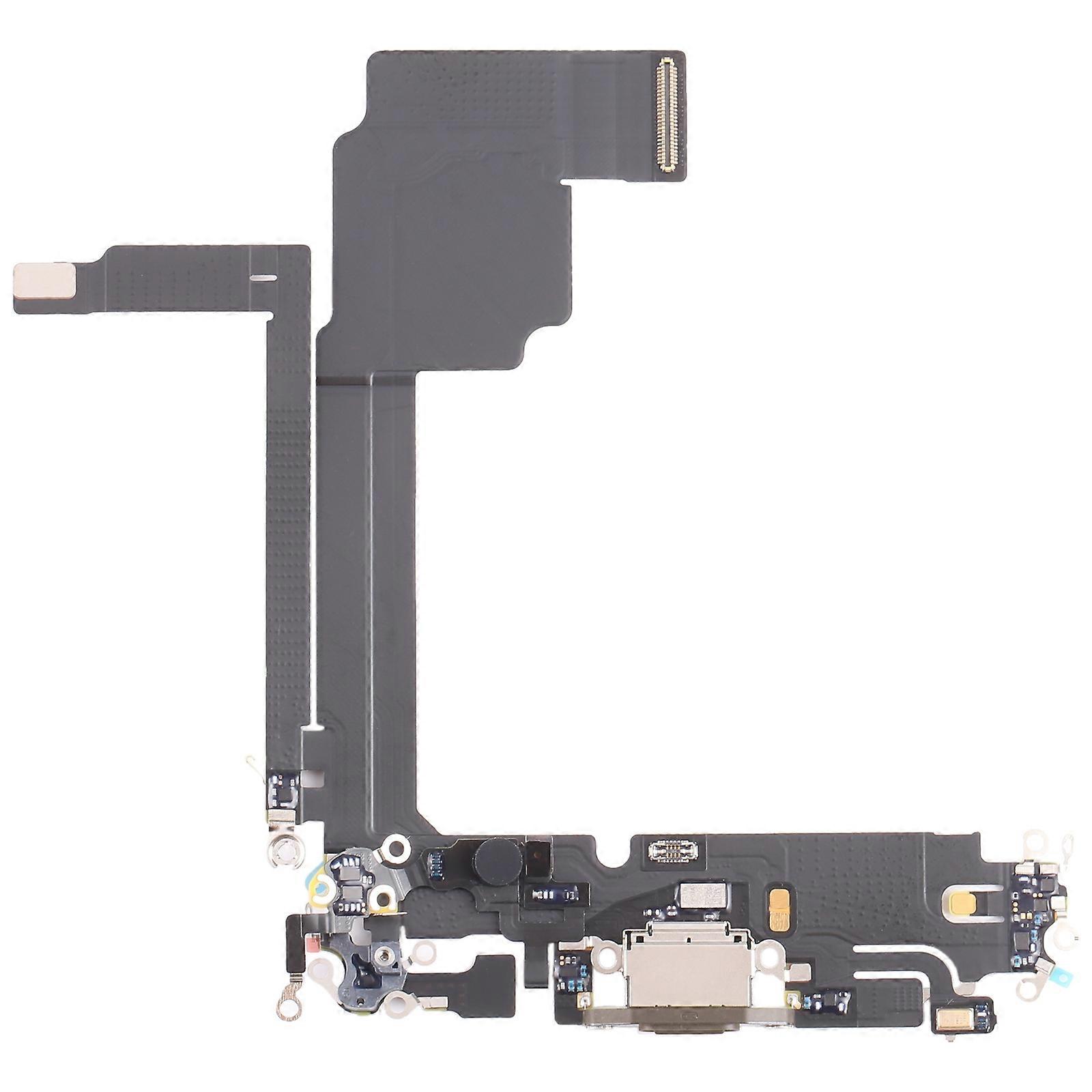 For iPhone 15 Pro Max COMPATIBLE Charging Port Flex Cable (Titanium Color)