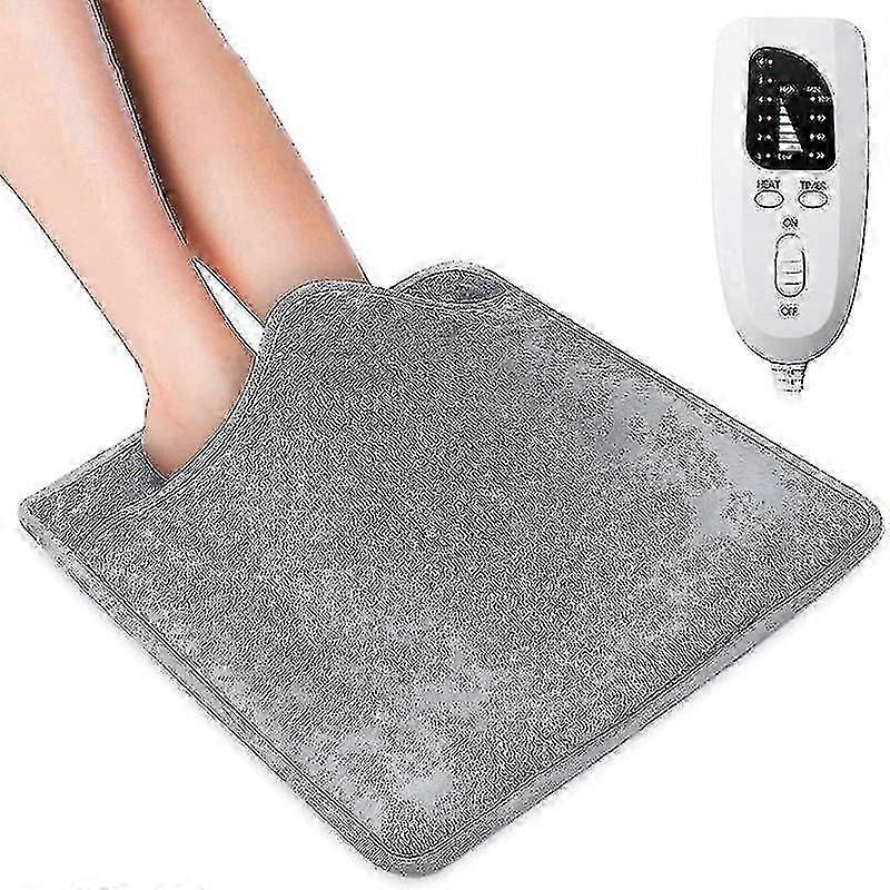 Electric Heated Foot Warmers Foot Heating Pad 6 Temperature 40x40cm