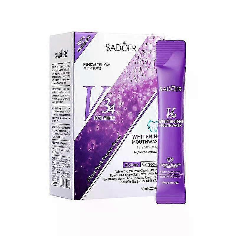 Purple Mouthwash for Teeth Whitening,Whitening Mouthwash for Purple Teeth Colors Wheel,Purple Whitening Mouthwash