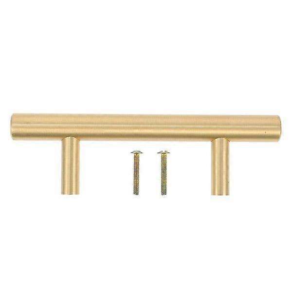Brass Door Handle for Wardrobes, Cabinets, and Drawers - Modern Minimalist Design, Durable and Rust-Resistant