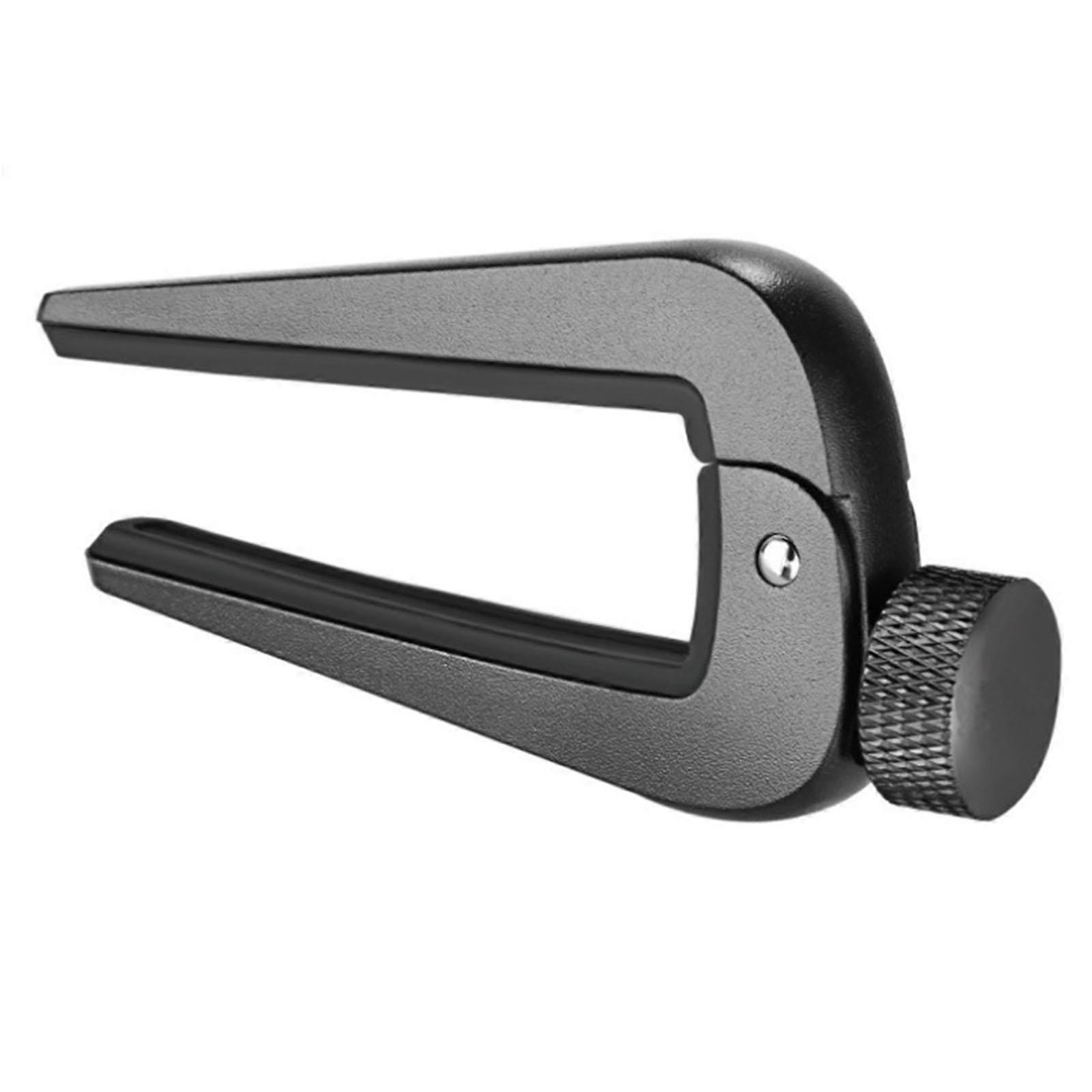 Zinklegering Folk Gitarr Tuning Clamp Gitarr Capo Clip Justerbar täthet för akustiska och elektriska gitarrer Lätt att använda