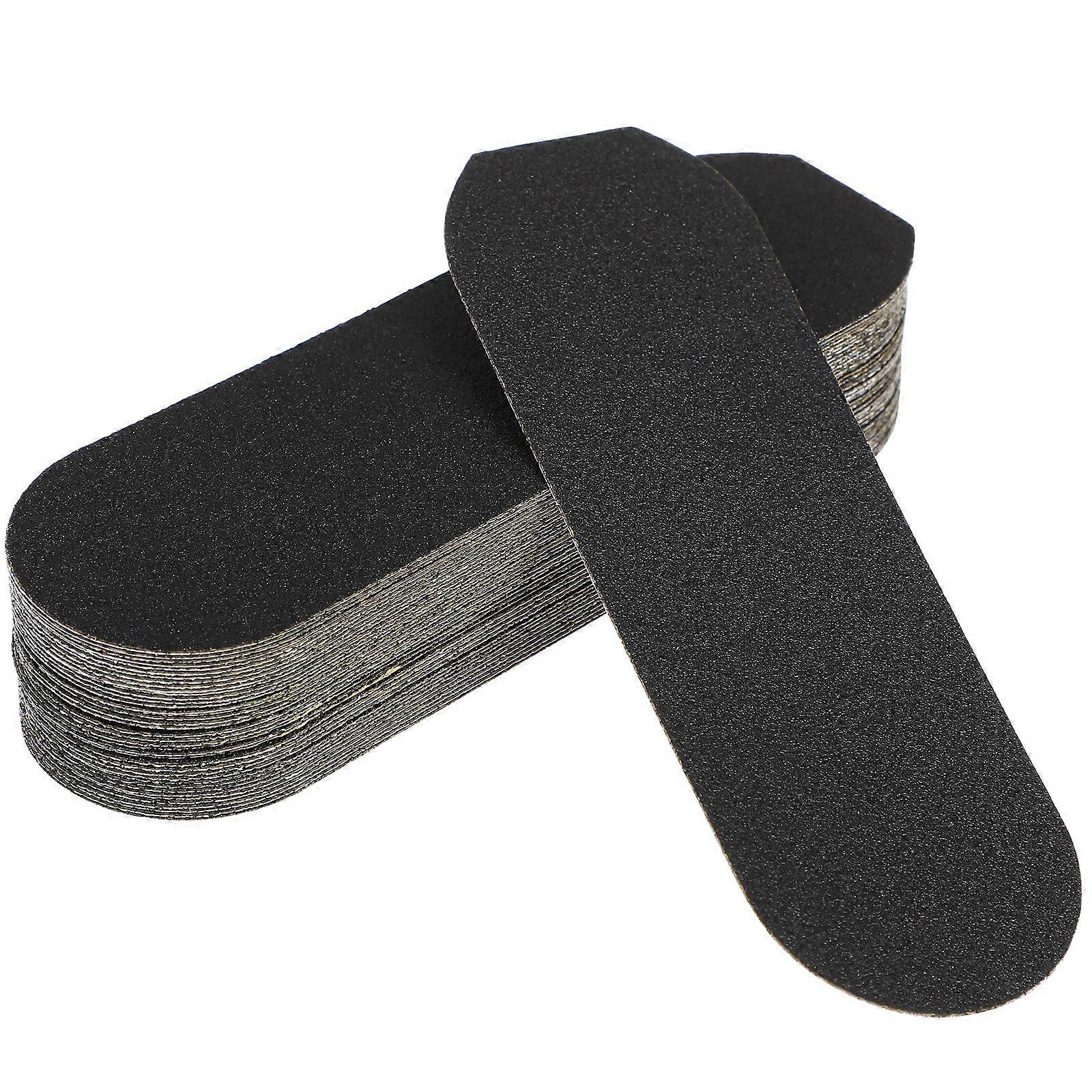 40 قطع القدم الصنفرة القدم ملف الكالس أداة مزيل بشرة المحمولة ورق الصنفرة باديكير الملحقات الأسود