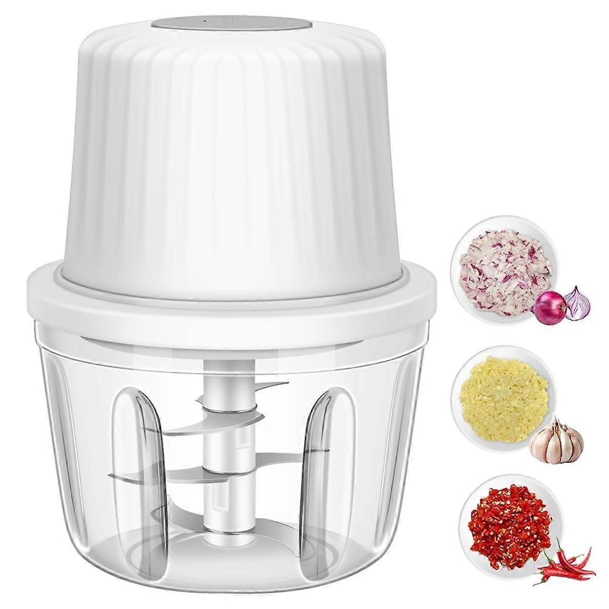 400ML Electric 6 Blades Garlic Grinder Vegetable Chopper