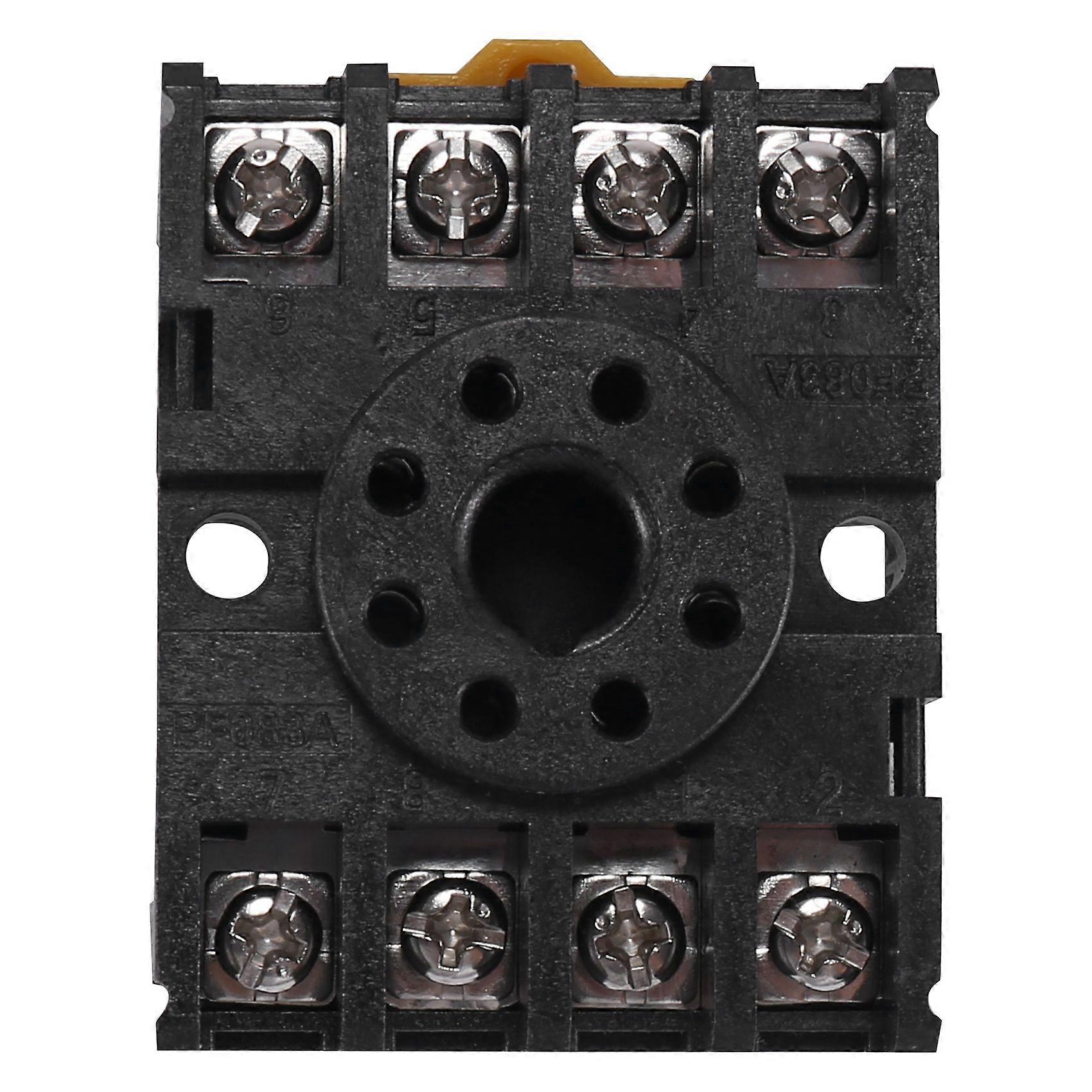  New 8 Round Pin 8-Pin PF083A Relay Base Socket