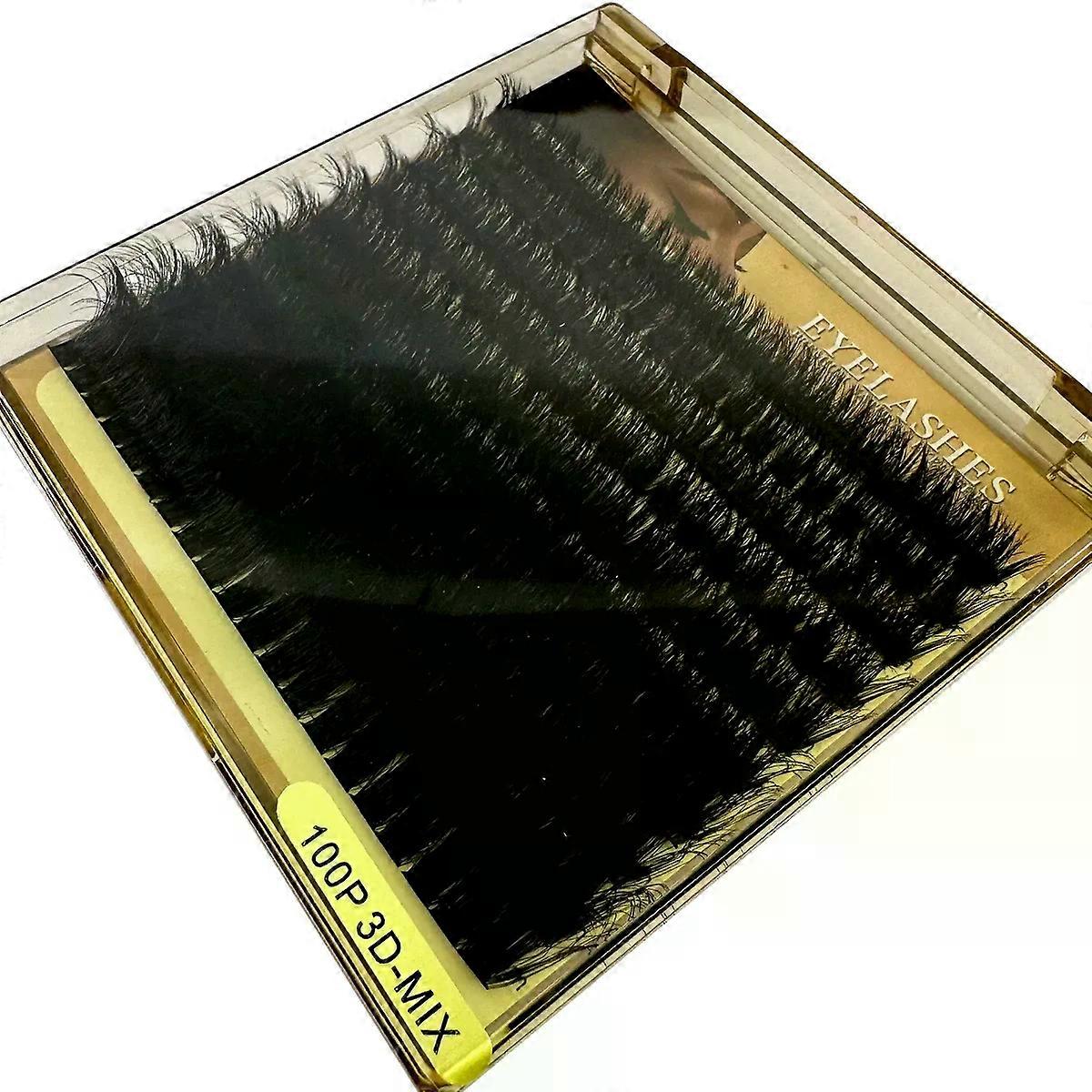 5D Fluffy Thick Lash Clusters DIY Eyelash Extension 10-18mmMIX D Curl Lash Clusters Wispy Individual Eyelash Extensions Clusters