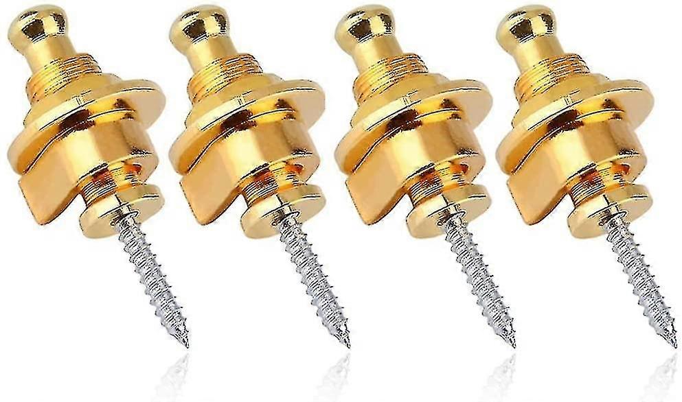 Bass Guitar Strap Lock with 4 Quick-Release Security Straps