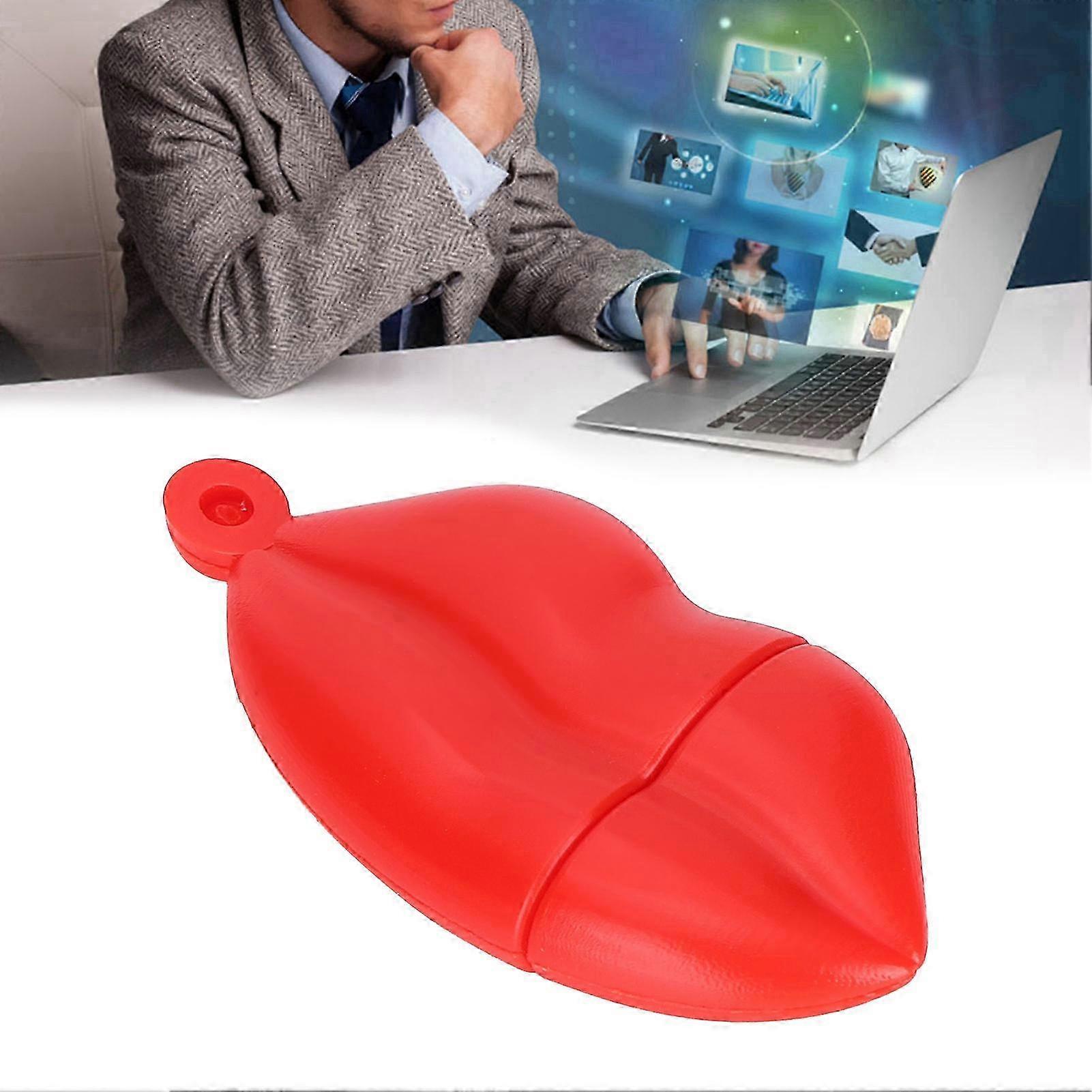 Cute Red Lips Cartoon Flash Disk 32GB USB for Data Storage