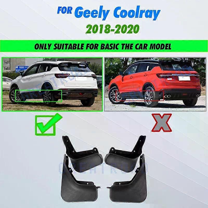 Garde-boue de voiture compatible pour Geely Coolray 2018 2019 2020 Garde-boue Garde-boue Garde-boue Garde-boue d’aile Accessoires