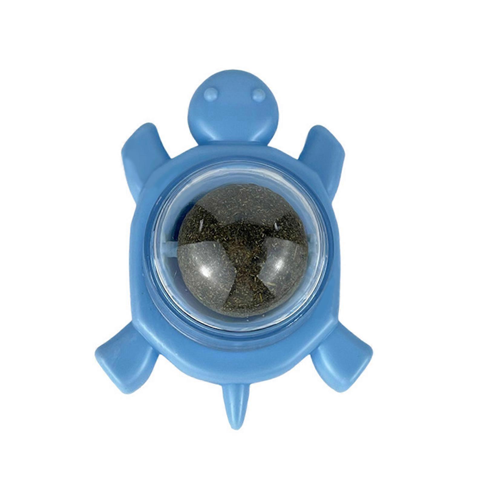 Natural Silvervine Balls for Cat, Catnip Balls Matatabi Chew Balls Teeth Molar for Cat Kitten Kitten Teeth Cleaning Blue