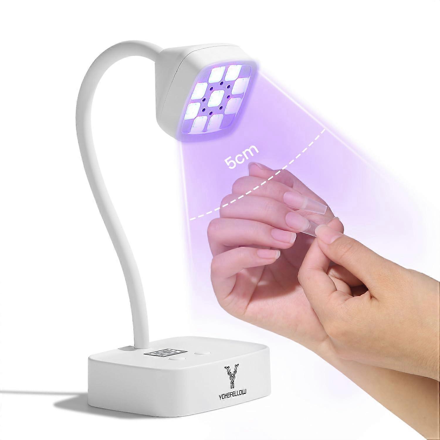 Nail UV Lamp Automatic Sensor Flash Curing for UV Light Nails Rechargeable