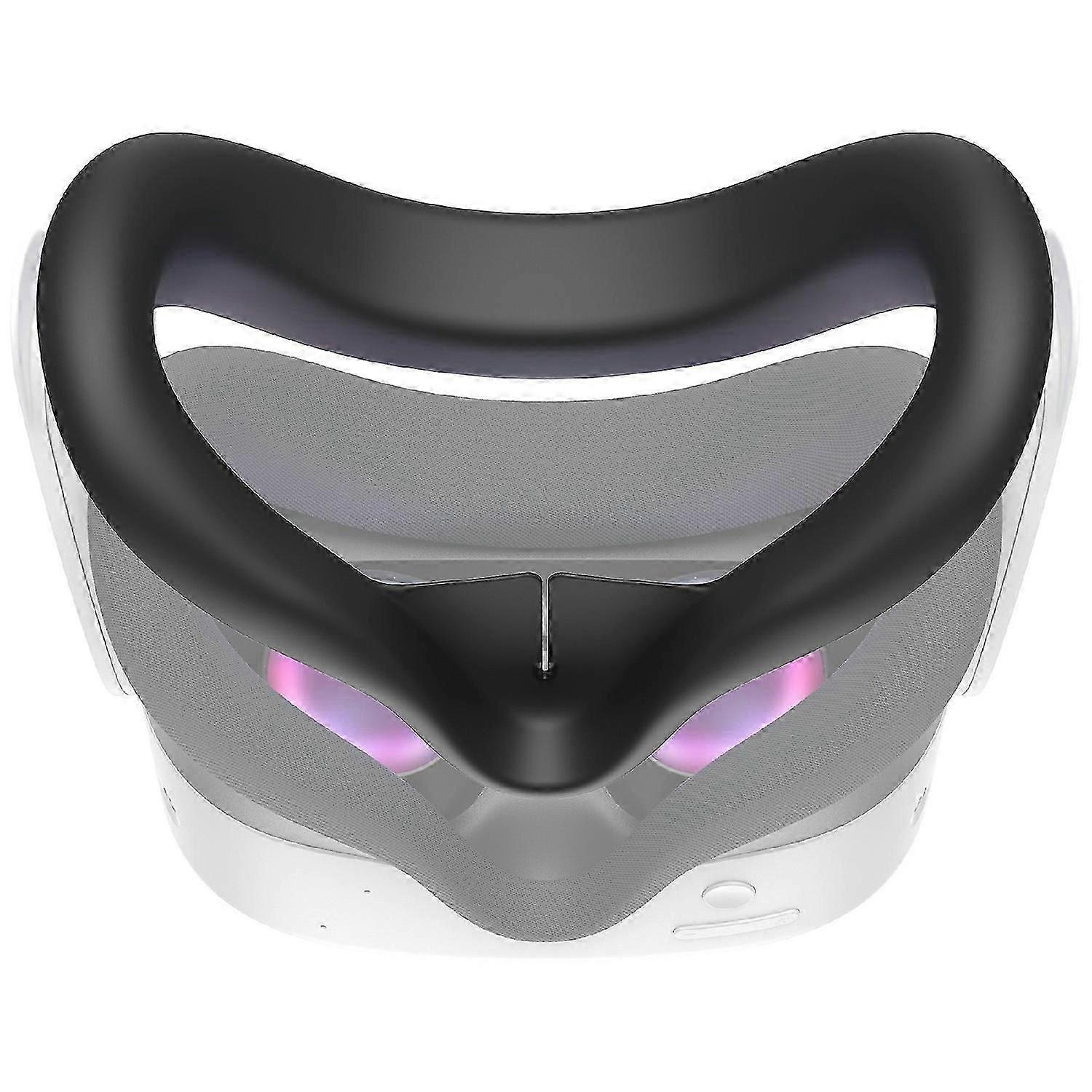 Kiwi Design F4 Q7-2p כיסוי פנים סיליקון עבור Meta Quest 3s עמיד בפני זיעה חסימת אור סוחפת