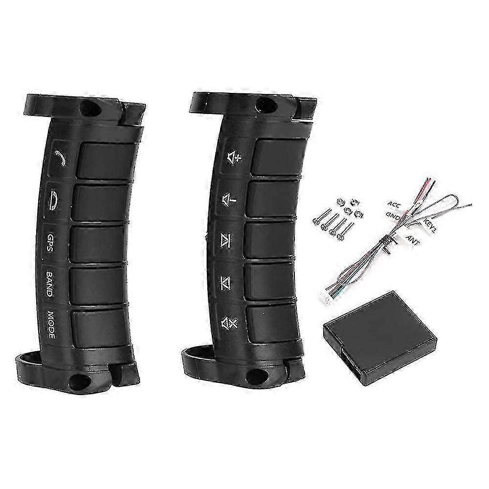 Steering Wheel Controller Universal Car Steering Wheel Remote Control Wireless Dvd Navigation Butto