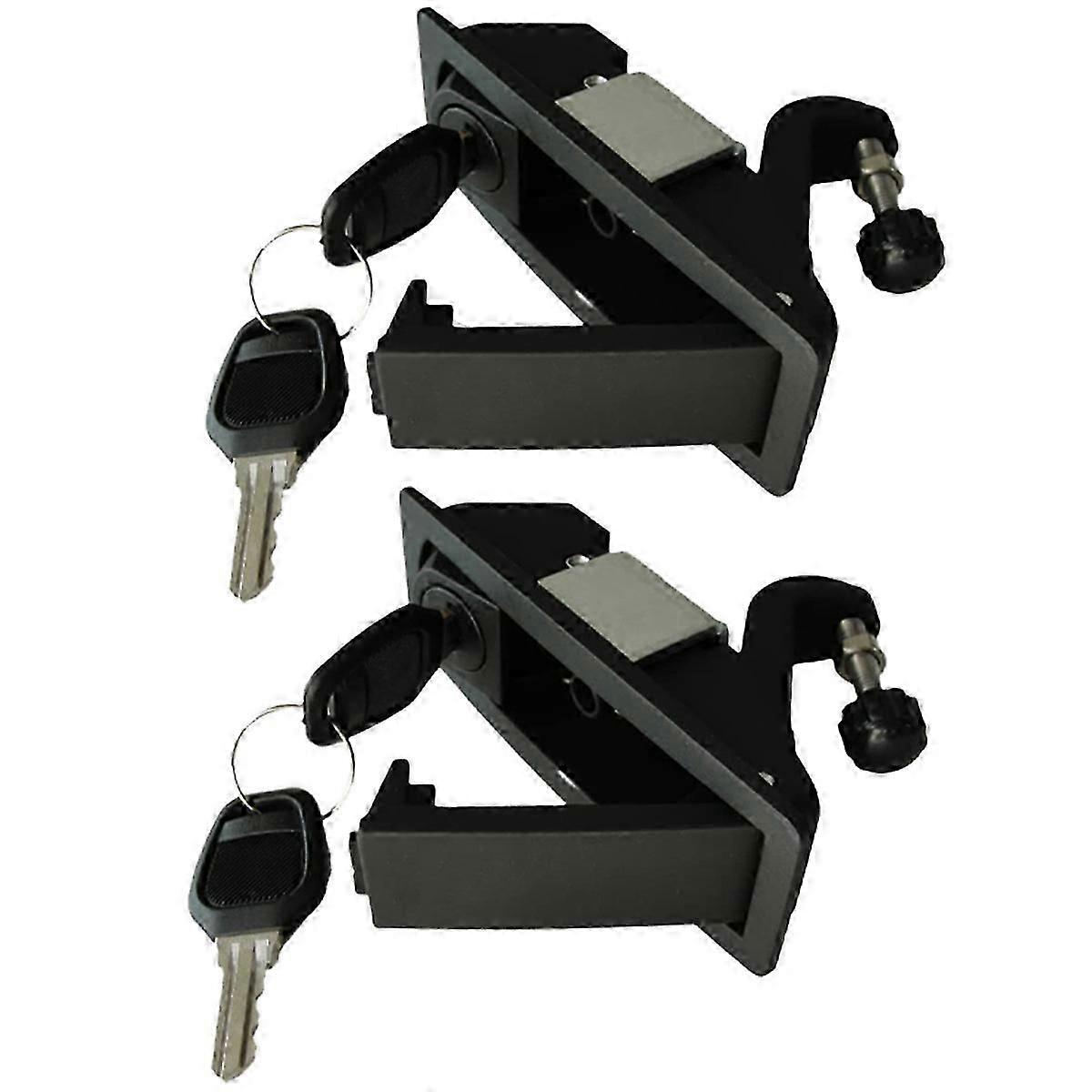2PCS Compression Latch Lock Trigger Latch Lock Zinc Alloy Adjustable Lever Hand Operated Compression Latch Flush Silvers