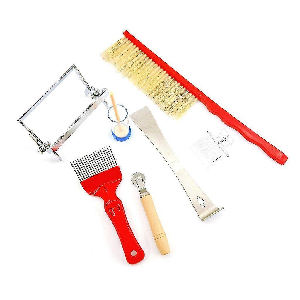 7Pcs Bees Hives Tool Beekeepers Beekeeping Supplies for Beginners Professional