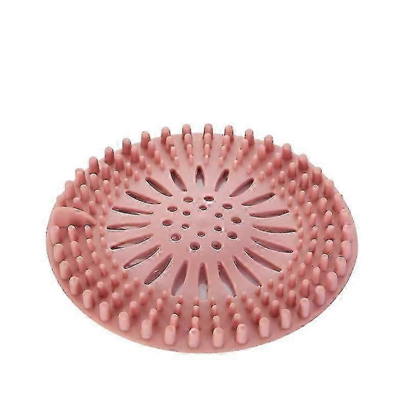 Pink Sink Drain Strainer - Hair Catcher & Protector (5 pcs)