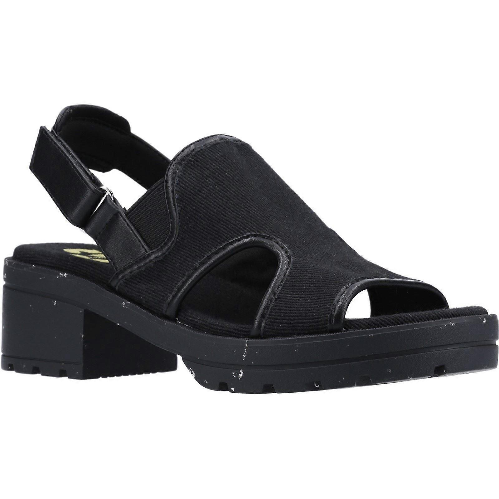 Rocket Dog Lilly Black Ladies PU Sandals