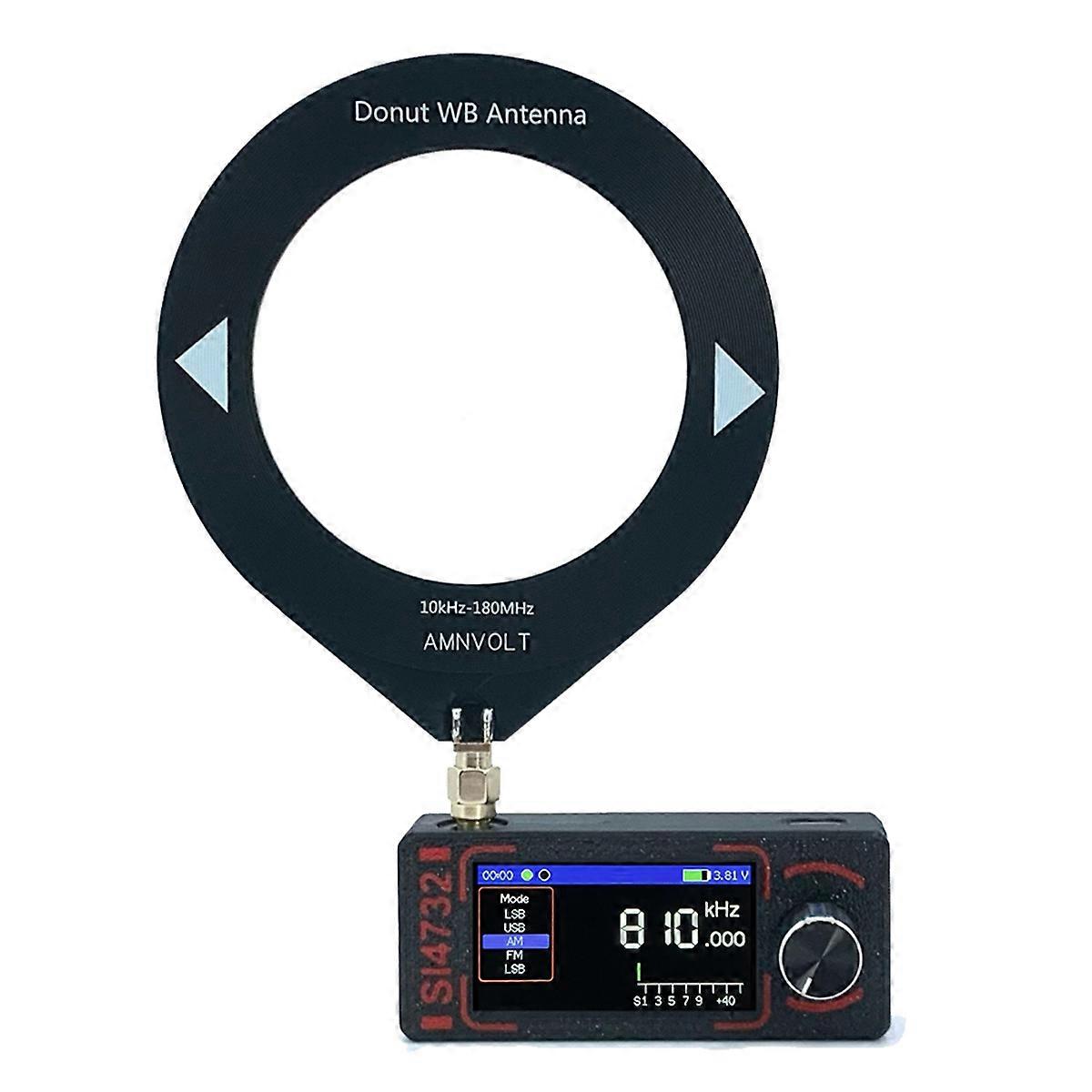 Αναβαθμισμένη έκδοση 0.5-108 MHz του Mini SI4732 full-band radio, δέκτης, ραδιόφωνο τσέπης, υποστηρίζει FM AM an