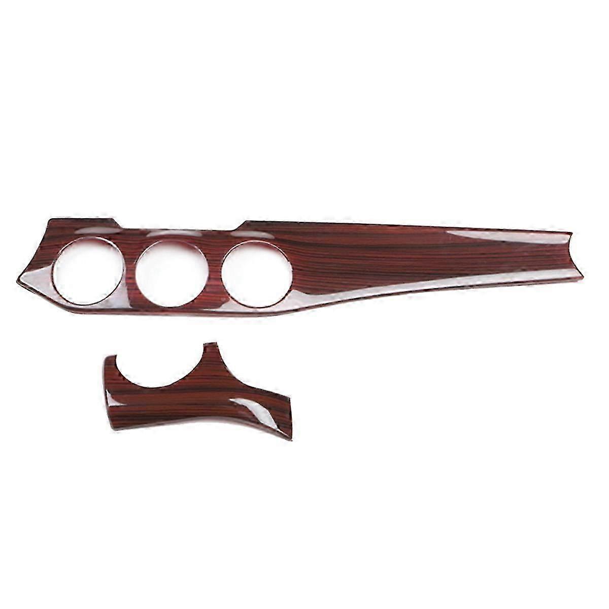 2Pcs LHD Car Center Dashboard Air Condition Outlet Panel Trim Cover for W176 CLA C117 GLA X156 20132018,B