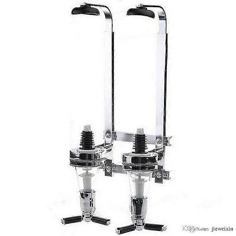 カバロステンレス鋼2ボトル光学壁掛けディスペンサーバーバトラーアルコール飲料スピリッツ用-ウォッカ、ウイスキー、ラム酒、ジン--