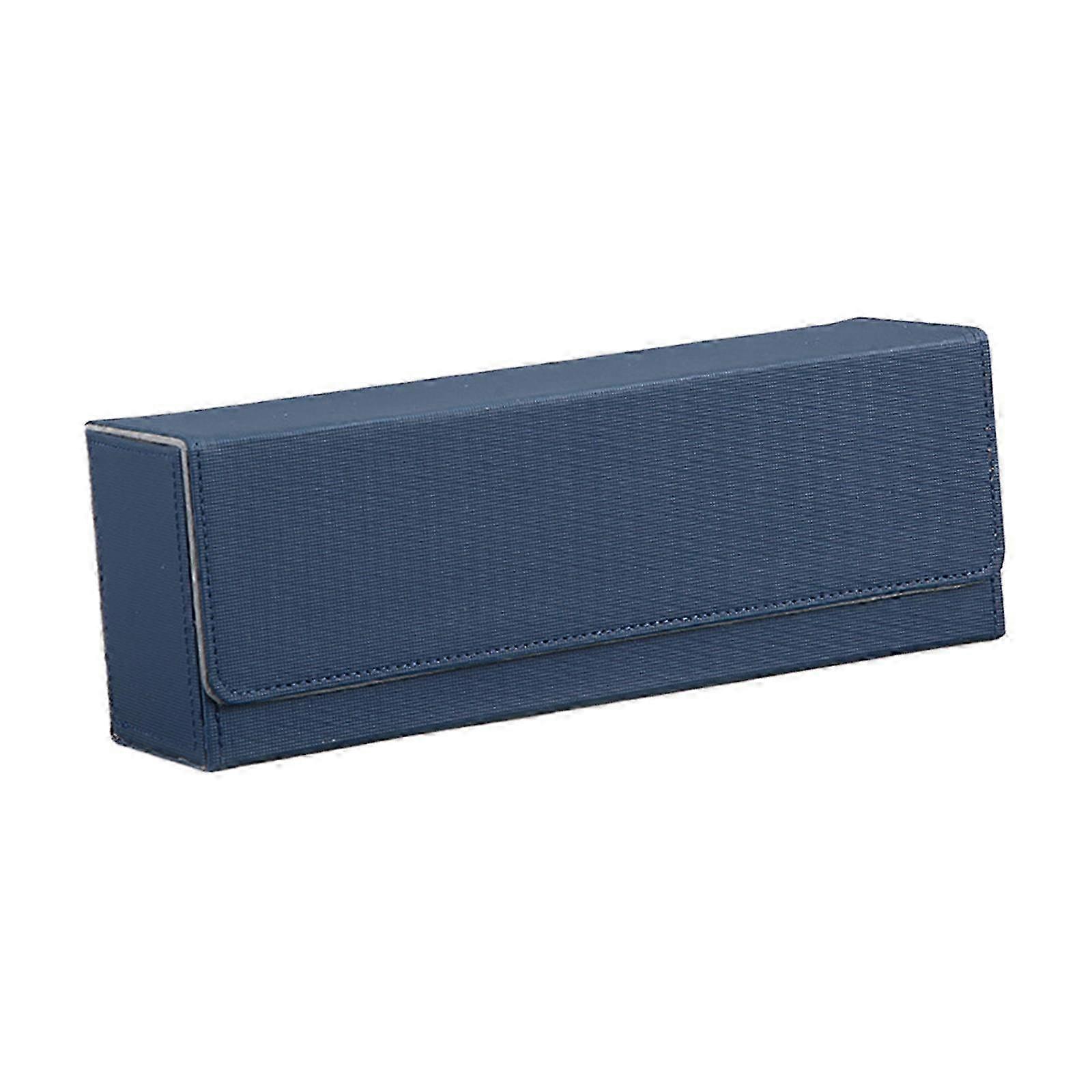 Deck Box Protection Trading Card Storage Case for Game Card Card Hobbies-color: Navy Blue
