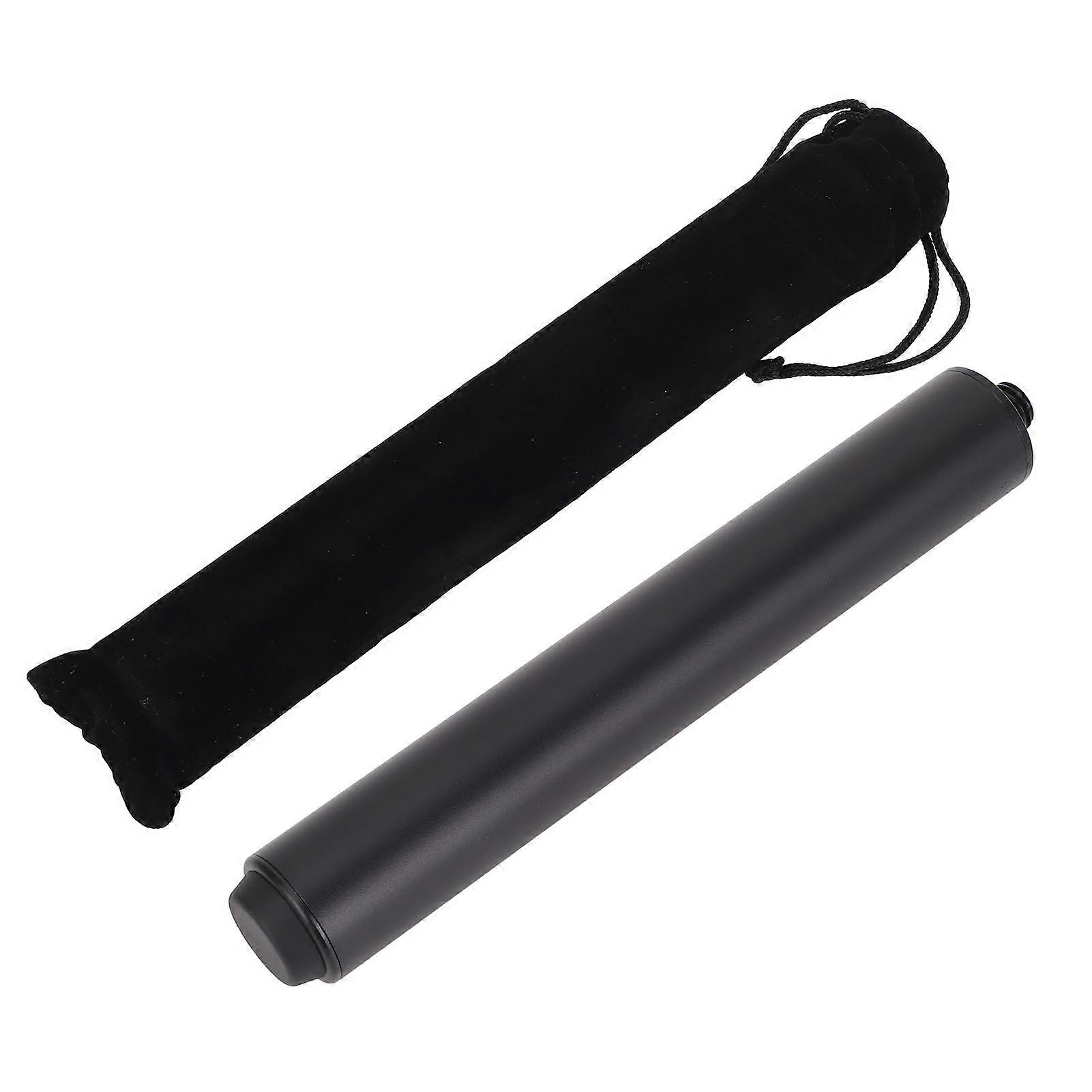 8 Inch Pool Cue Extension Aluminum Billiards Pool Cue Stick Extender with Rubber Bumper Snooker Accessory