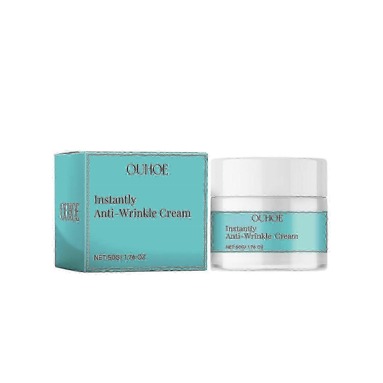 OUHOE Instantly Anti-Wrinkle Cream, Deep Moisturizing Facial For Smoothing Fine Lines