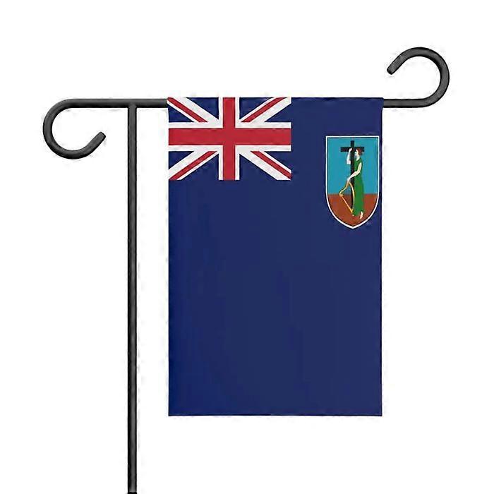 Garden Flag – from Montserrat – 32 x 47.5 cm – Durable Polyester – Horizontal Format – Outdoor