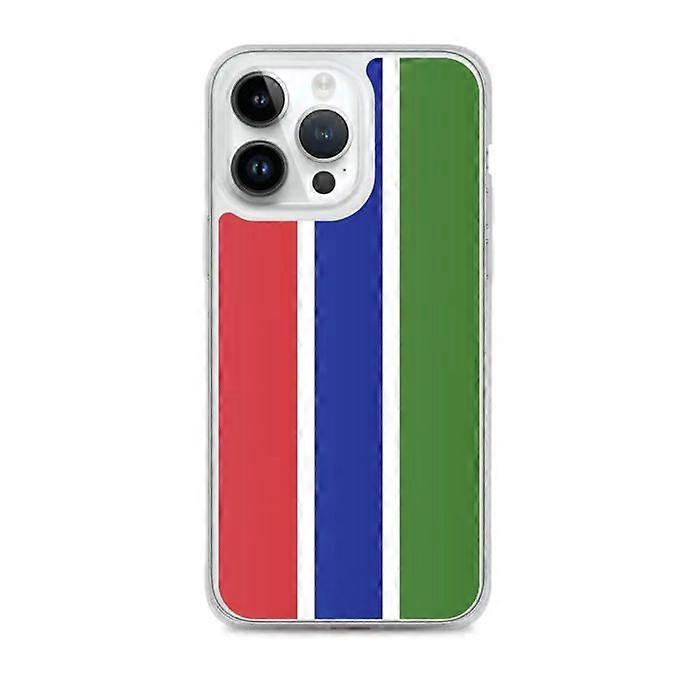iPhone Case - Gambia Flag - iPhone 14 Pro Max - Soft - Multicolor - Vertical