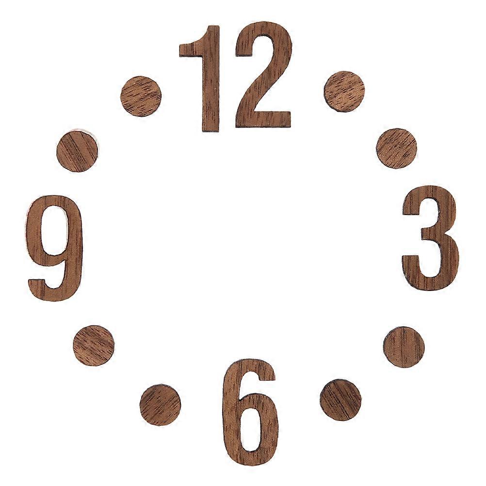 Replacement Clock Numbers with Dots for Wall Clock DIY Parts – Easy to Install for Home and Office Use