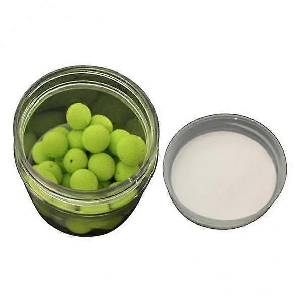 2X 15 قطعة / حتى Boilies العائمة الكرة الخرز بيليه الطعم الأخضر