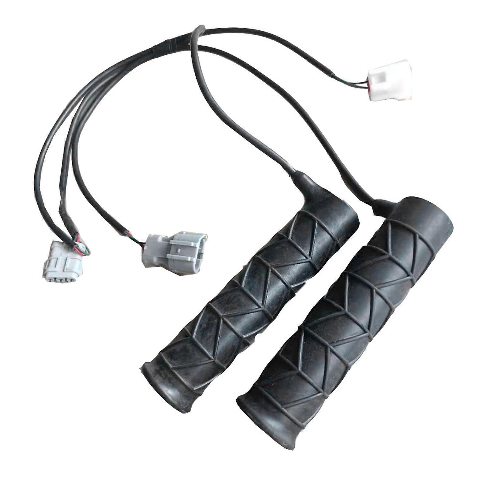 Rapid Heating Waterproof Motorcycle Handle Grips Ergonomically Designed Heated Handlebar Grips Simple Install for Bikes